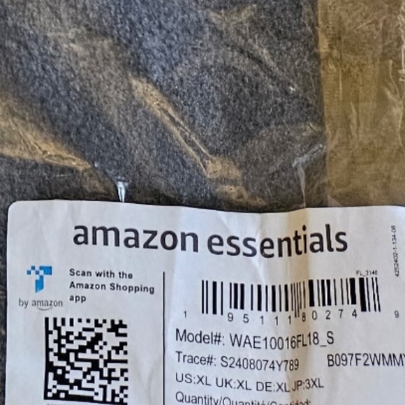 🐨NIP Amazon Essentials XL Zip Up Fleece Vest 🐨 - Picture 3 of 3